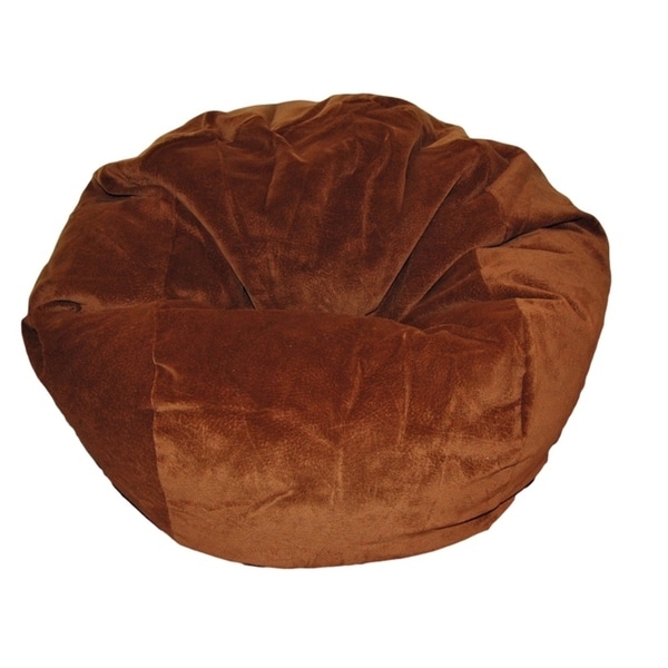 large brown bean bag