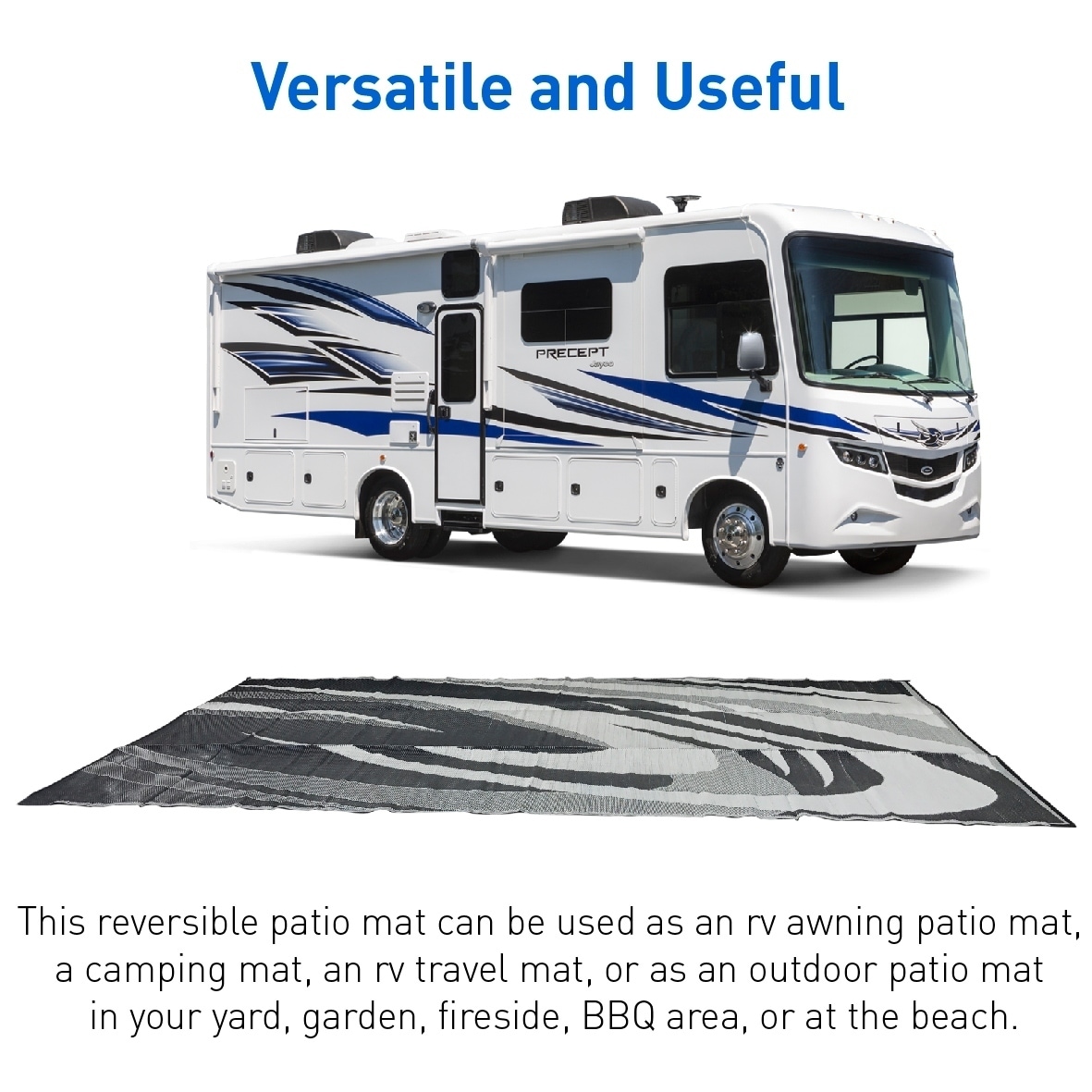 Shop Rv Camping Mats Outdoor Patio Mat Reversible Rv Mat