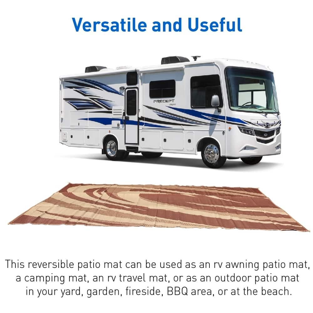 Shop Rv Camping Mats Outdoor Patio Mat Reversible Rv Mat