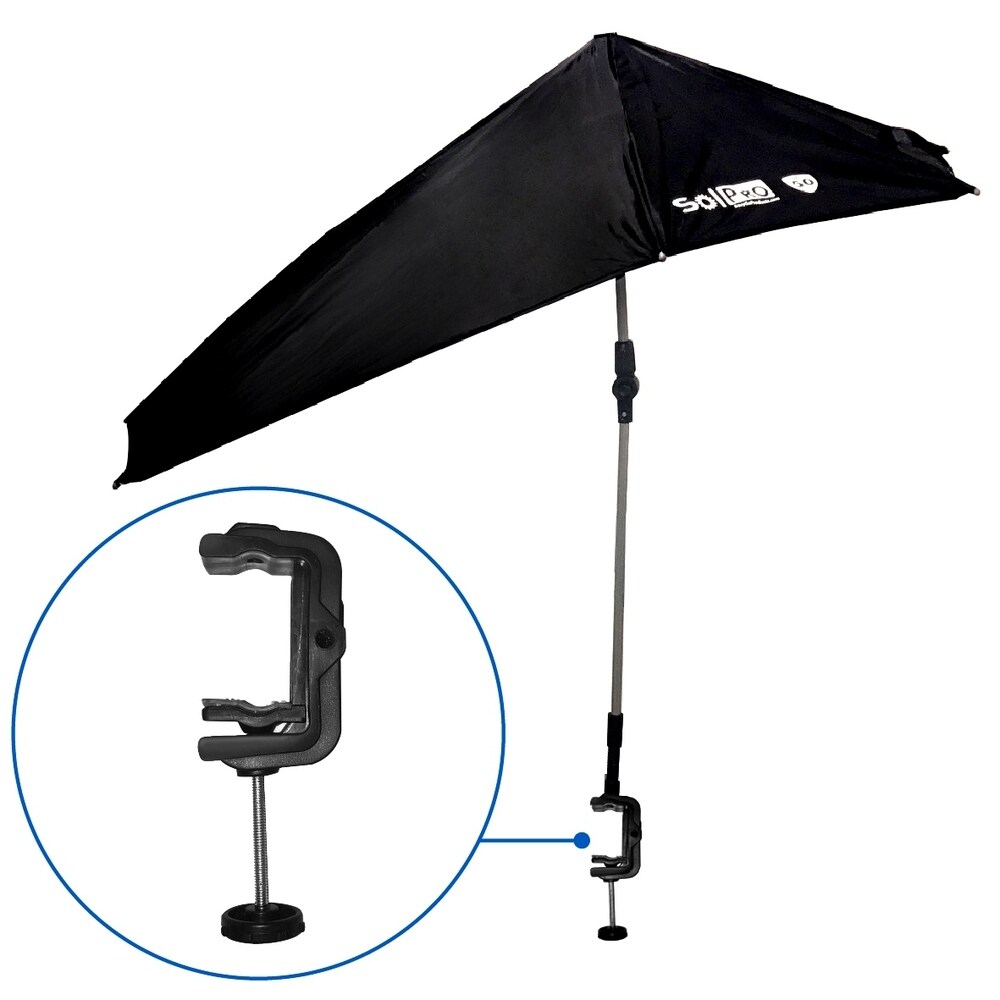 Shop SolPro Clamp-On Shade Umbrella - 4 Way Clamp Umbrella with 360