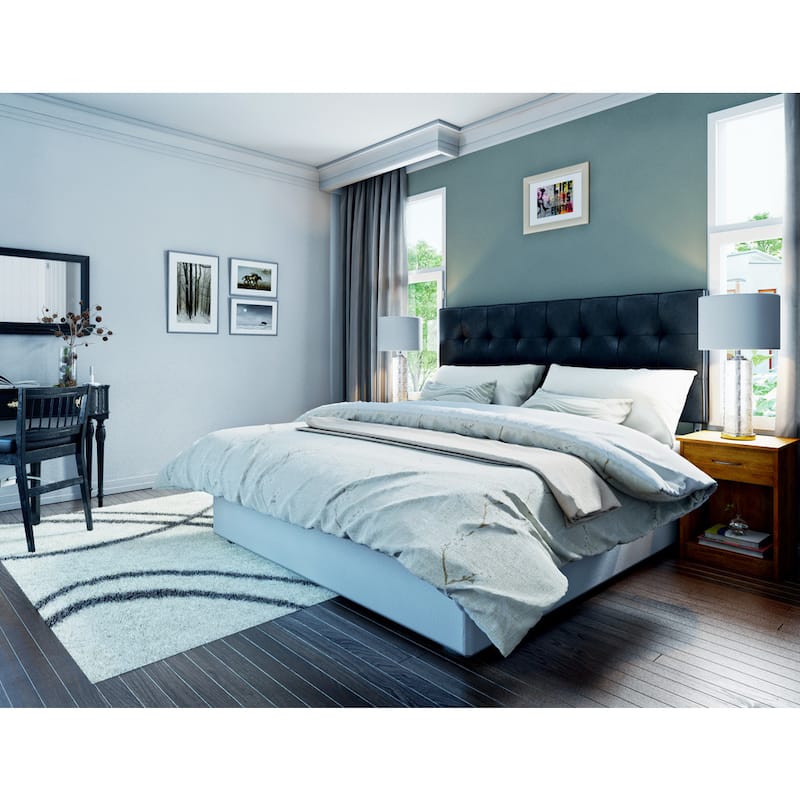 Porch & Den Maltman King-size Vinyl Headboard