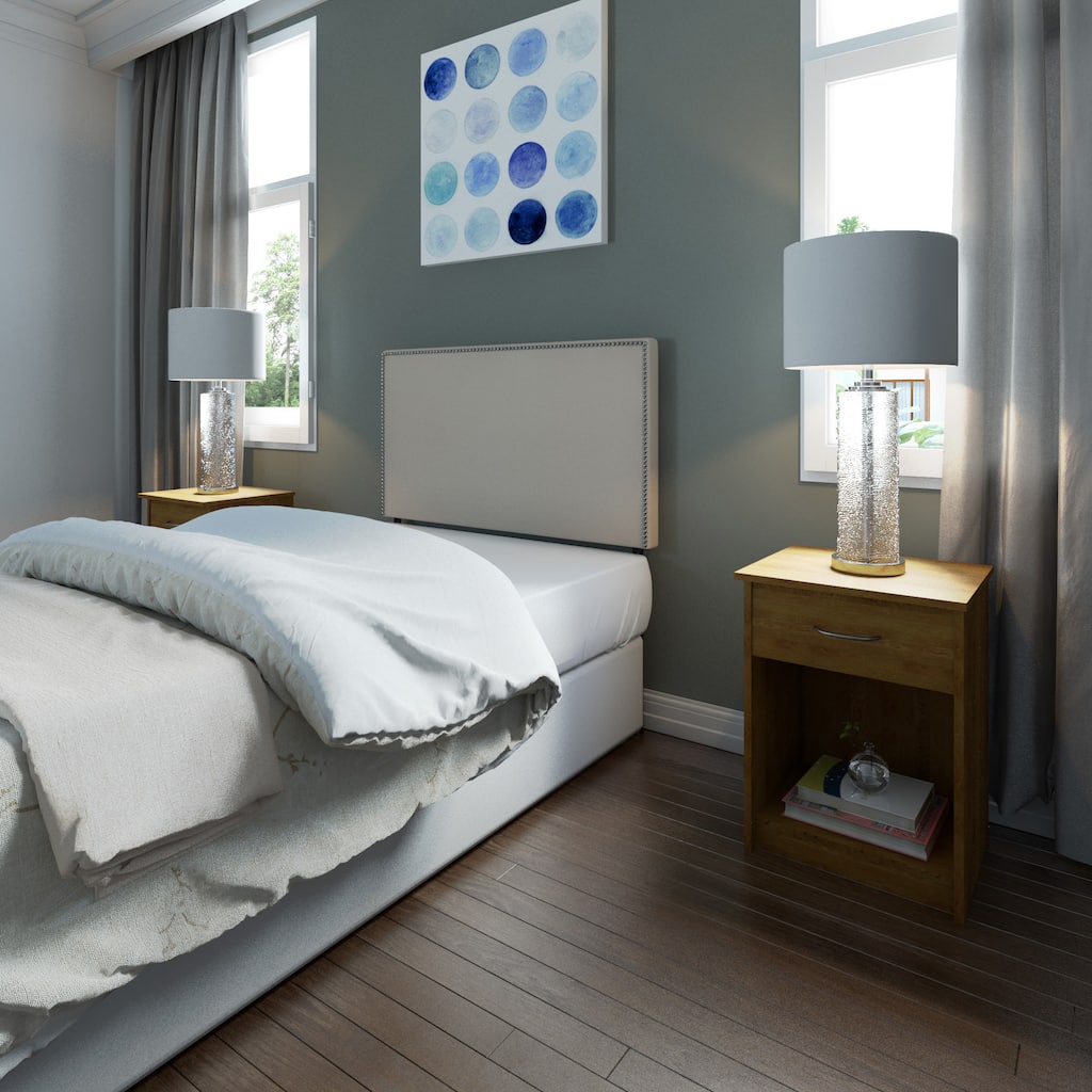 Copper Grove Maybelle Twin-size Nailhead Upholstered Headboard