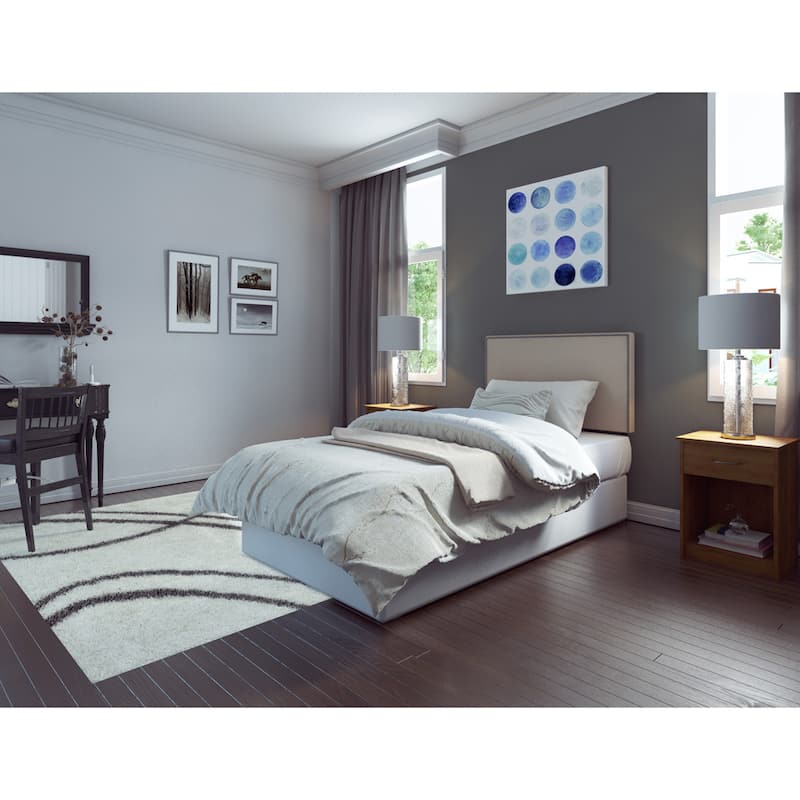 Copper Grove Maybelle Twin-size Nailhead Upholstered Headboard