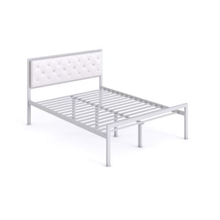 Porch & Den Manzanita Queen-size Vinyl Platform Bed Frame