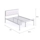 preview thumbnail 2 of 0, Porch & Den Manzanita Queen-size Vinyl Platform Bed Frame