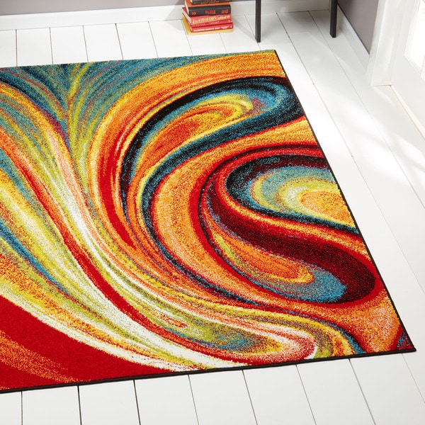 Porch & Den Crowther Multi-colored Area Rug - 5'2 x 7'2