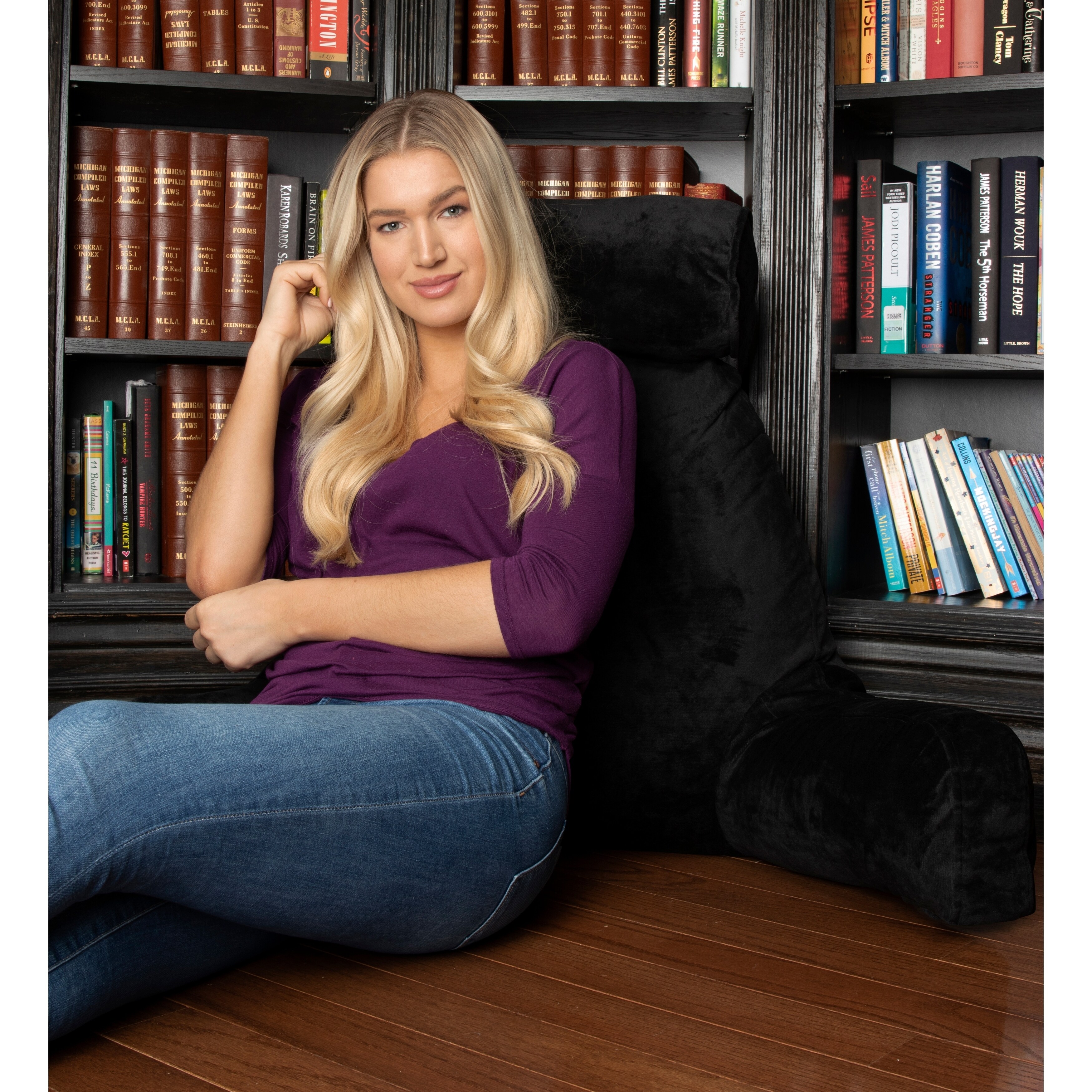 memory foam bed rest pillow