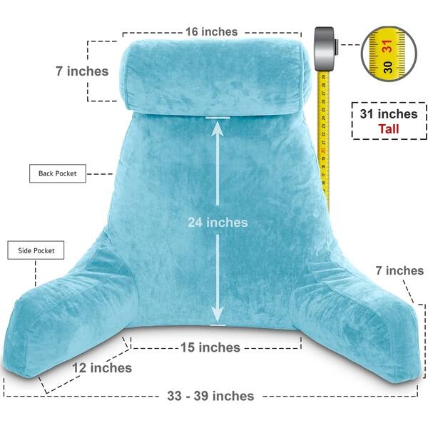 Shop Husband Pillow Bedrest Reading Support Bed Backrest W Arms
