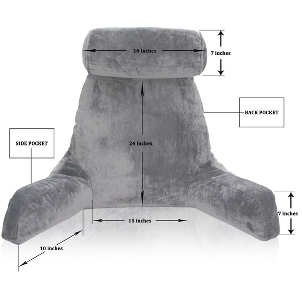 Bed rest pillow with arms bed 2024 bath and beyond