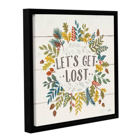 Janelle Penner's Peace and Lodge II, Gallery Wrapped Floater-framed Canvas - multi