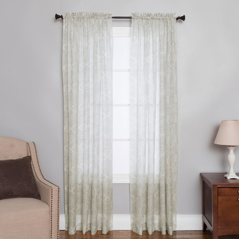 Madalene Rod Pocket Panel - 63 Inches - Taupe