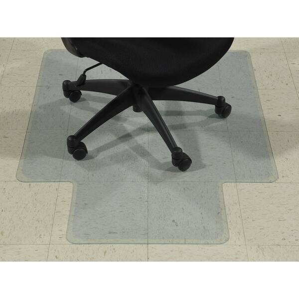 Shop Ottomanson Hard Floor Chair Mat With Lip Clear Plastic Mat