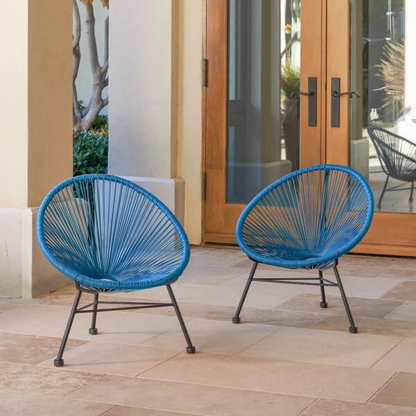 Shop Sarcelles Modern Wicker Patio Chairs For Kids By Corvus Set