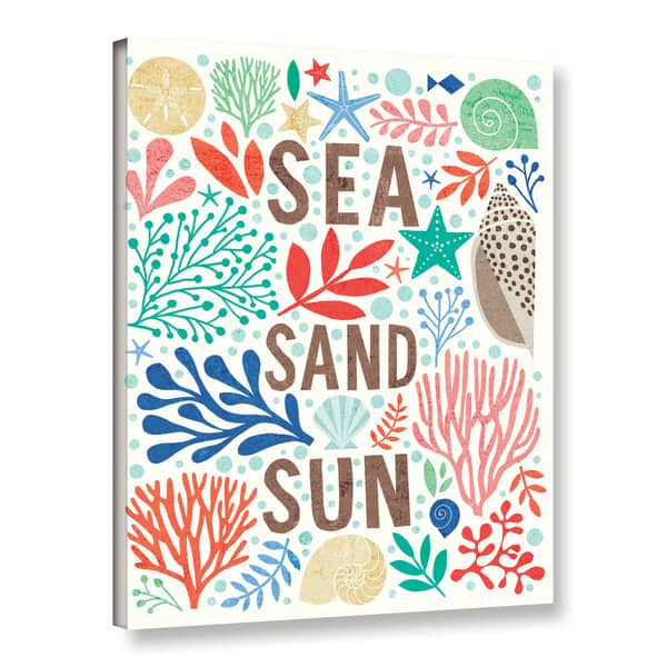 Coastal Treasures Canvas Wall Art Set