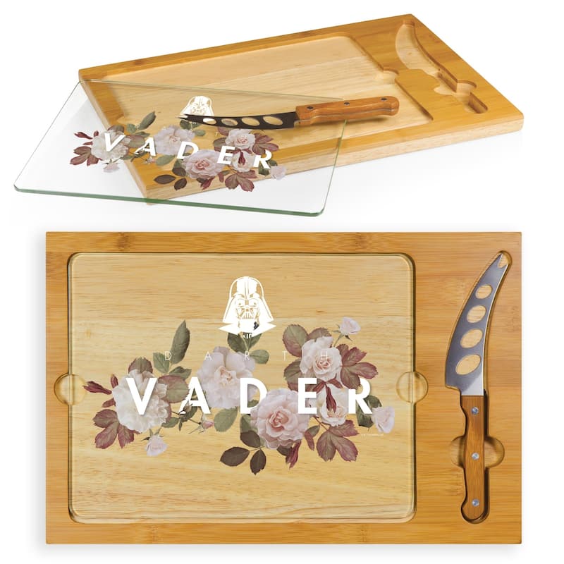 Darth Vader - Icon Glass Top Serving Tray & Knife Set