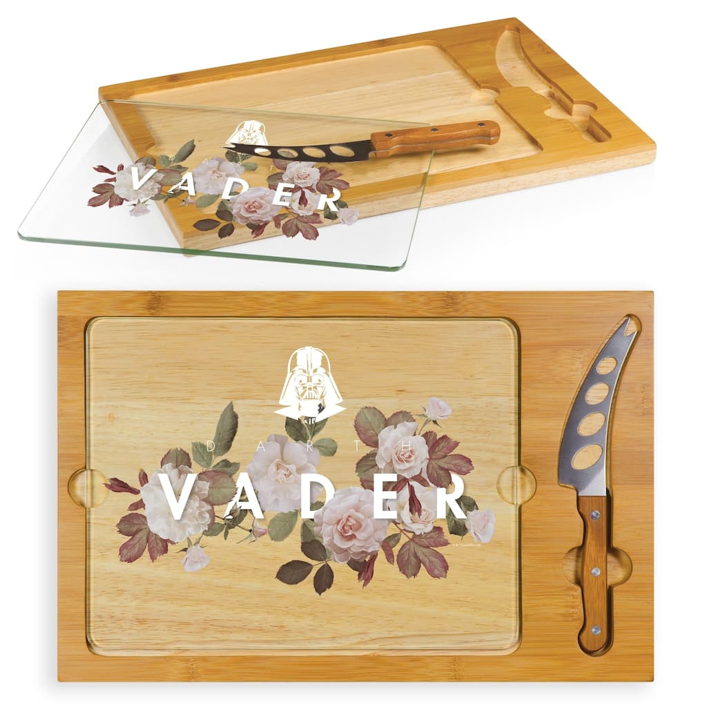 Darth Vader - Icon Glass Top Serving Tray & Knife Set