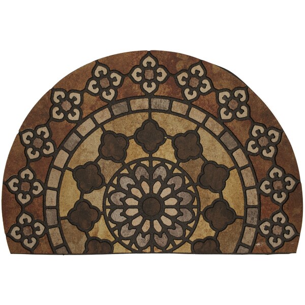 Mohawk Home Doorscapes Estate Mat Countryside Stones Doormat (1'11 x 2'11) - 1'11" x 2'11"