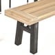 preview thumbnail 4 of 4, Stuart Outdoor 6-piece Rectangle Wood Wicker Dining Set with Cushions by Christopher Knight Home