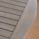 preview thumbnail 10 of 19, Ryan Outdoor 5-piece Round Wicker Wood Dining Set with Cushions by Christopher Knight Home