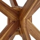 preview thumbnail 19 of 19, Ryan Outdoor 5-piece Round Wicker Wood Dining Set with Cushions by Christopher Knight Home