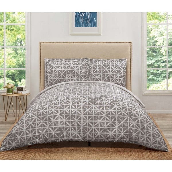 Truly Soft Celine Geo 3 Piece Duvet Cover Set
