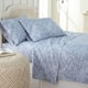 Option blue w/ white flowers