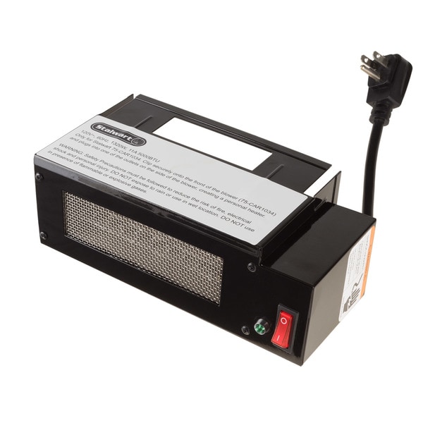 Heater Attachment for Industrial Portable Fan Blower with Overload Protection by Stalwart