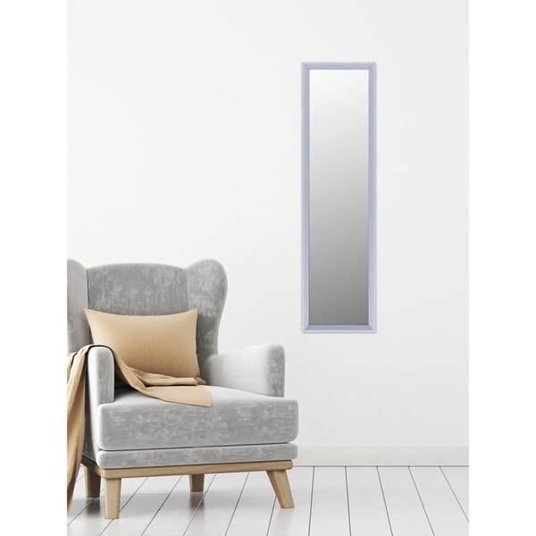 light grey wall mirror