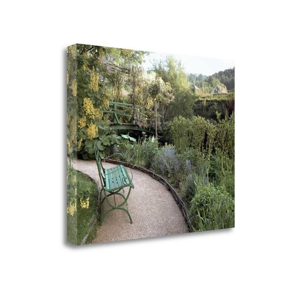 Banc De Jardin 25 By Alan Blaustein Gallery Wrap Canvas Overstock 18196044