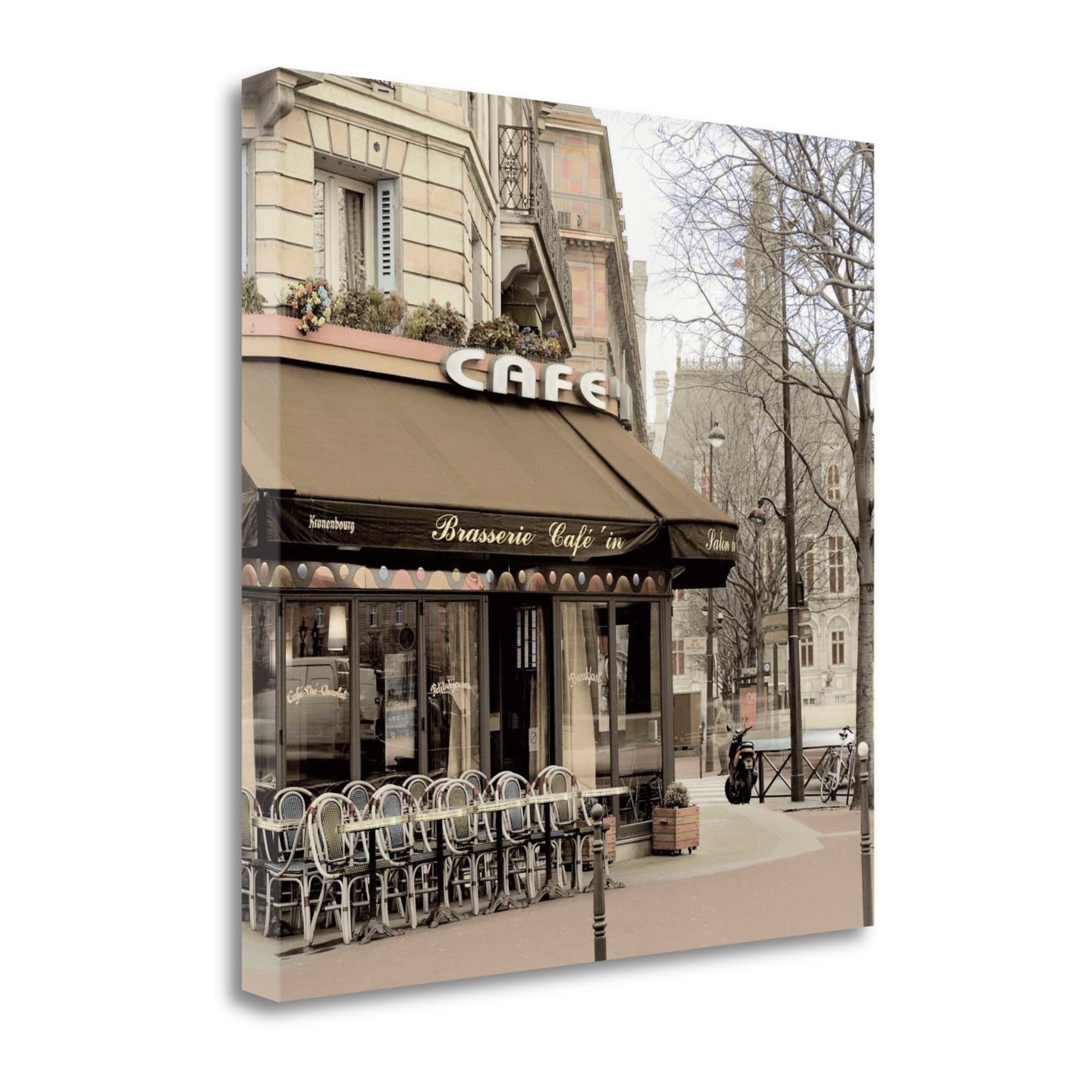 Le Petit Zinc Cafe By Alan Blaustein Fine Art Giclee Print On Gallery Wrap Ca... 