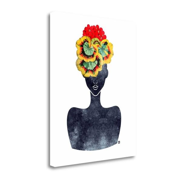 Flower Crown Silhouette IV By Tabitha Brown, Gallery Wrap Canvas