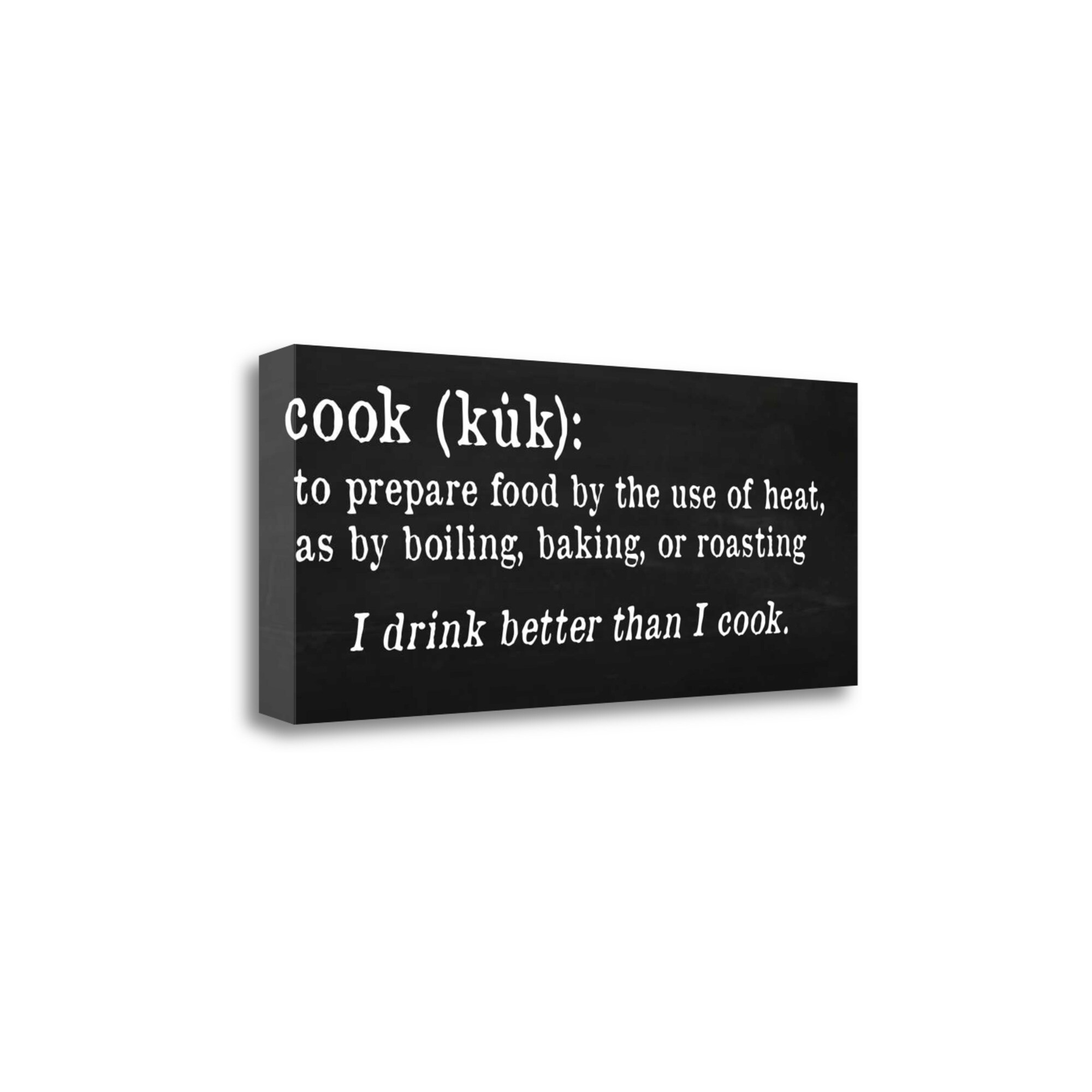 Cook Definition By Anna Quach, Gallery Wrap Canvas eBay