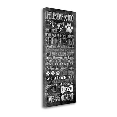Life Lessons From A Dog By Kathy Middlebrook, Gallery Wrap Canvas
