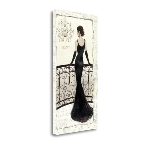 La Belle Noir By Emily Adams, Gallery Wrap Canvas - Overstock - 18209622