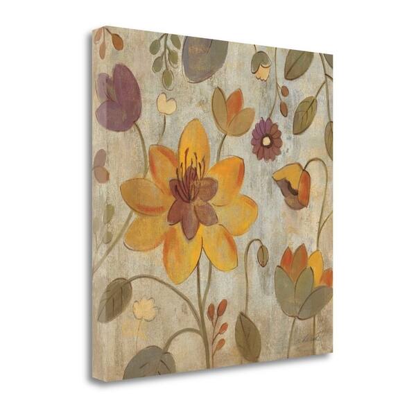 Floral Song II By Silvia Vassileva, Gallery Wrap Canvas - Overstock ...