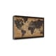 Gallery-wrapped Old World Map by Pela Studio - Bed Bath & Beyond - 18210460