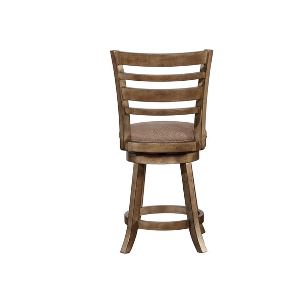 Eleanor slat back wood swivel counter deals stool by inspire q classic