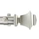 preview thumbnail 4 of 2, InStyleDesign Schubert 1.5" Adjustable Curtain Rod 115 to 165 inch - satin nickel
