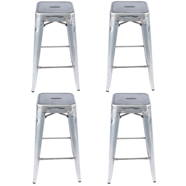 galvanized bar stools 26 inch