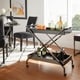 preview thumbnail 3 of 12, Zeke Contemporary Mirrored Metal Bar Cart by iNSPIRE Q Bold