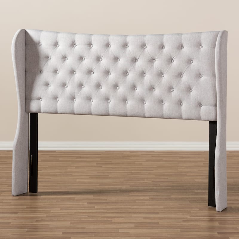 The Gray Barn Tulip Hill Fabric Winged Headboard