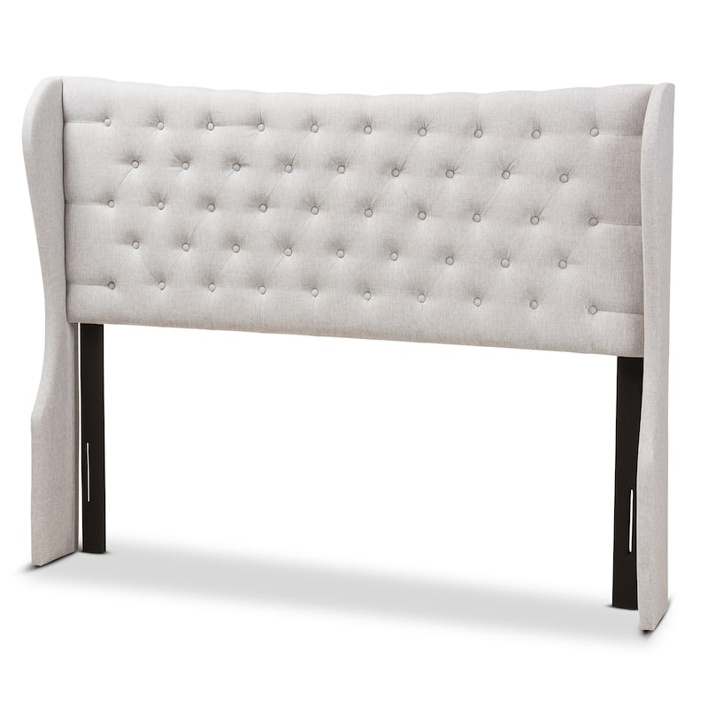 The Gray Barn Tulip Hill Fabric Winged Headboard