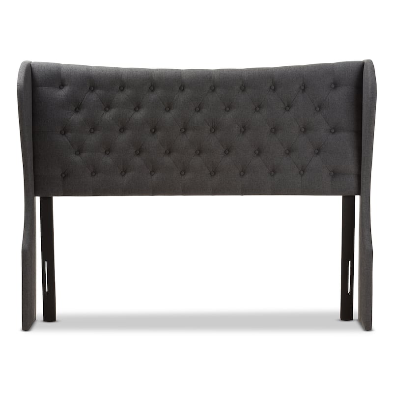 The Gray Barn Tulip Hill Fabric Winged Headboard