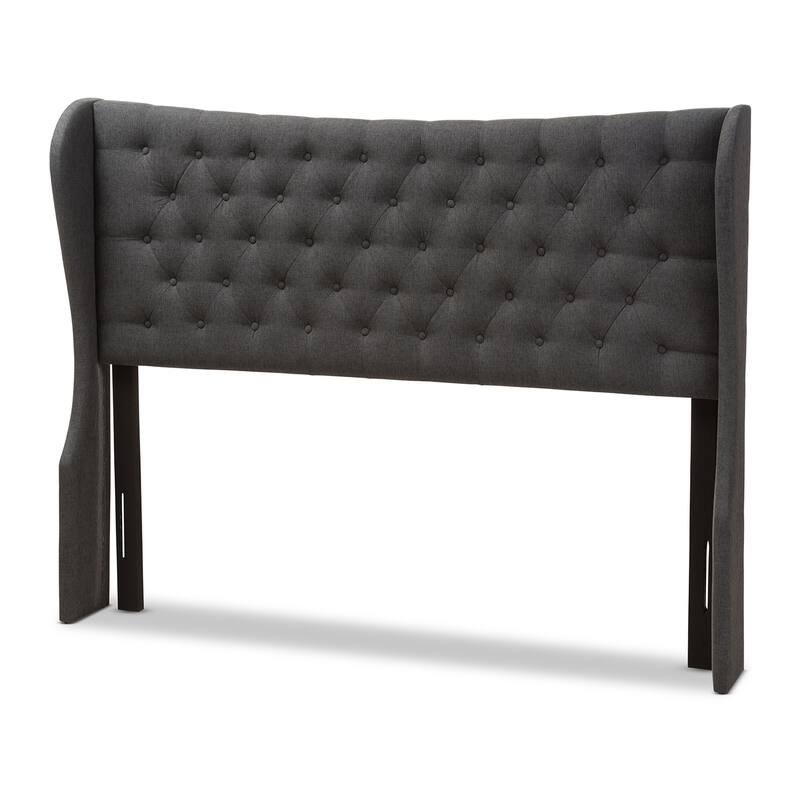 The Gray Barn Tulip Hill Fabric Winged Headboard
