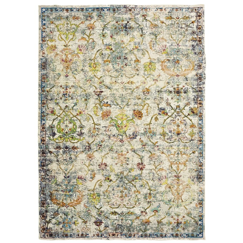 Sevita Floral Garden Multicolor Oriental Rug