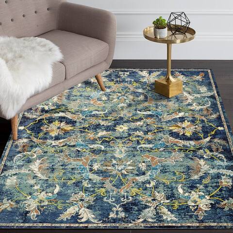 LR Home Gala Jacobean Area Rug