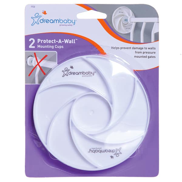 slide 2 of 7, Dreambaby® Protect-A-Wall Mounting Cups 2 Pack