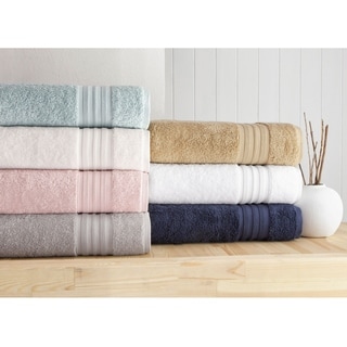 Laural Home Blush Spa Collection 6-Pc. Cotton Towel Set