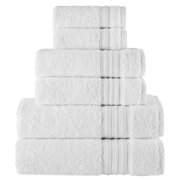 Homerican 100% Turkish cotton 6 Pieces Luxury Towel Sets for