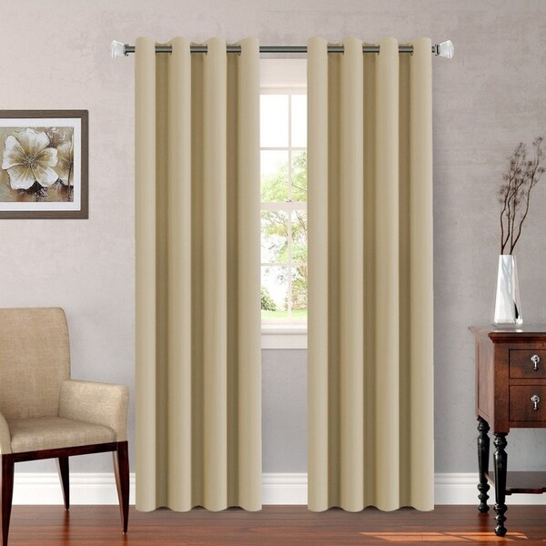 Shop H Versailtex Three Pass Blackout Insulated Grommet Curtains